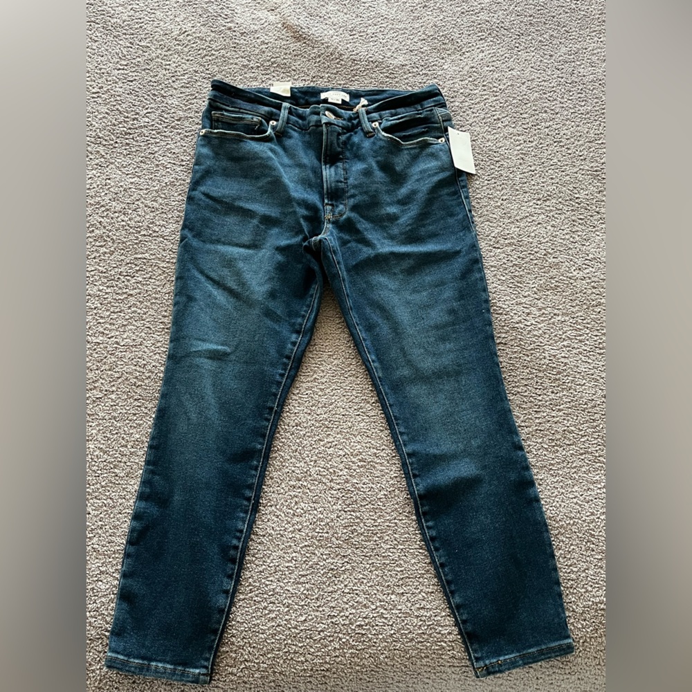 Good American Petite Dark Blue Skinny Jeans